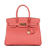 Classic Leather Tote Bag  Gold Hardware Lock Detail - Product detail 9