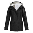 Waterproof Winter Jacket  Fleece Lined Hooded Raincoat - Product detail 12