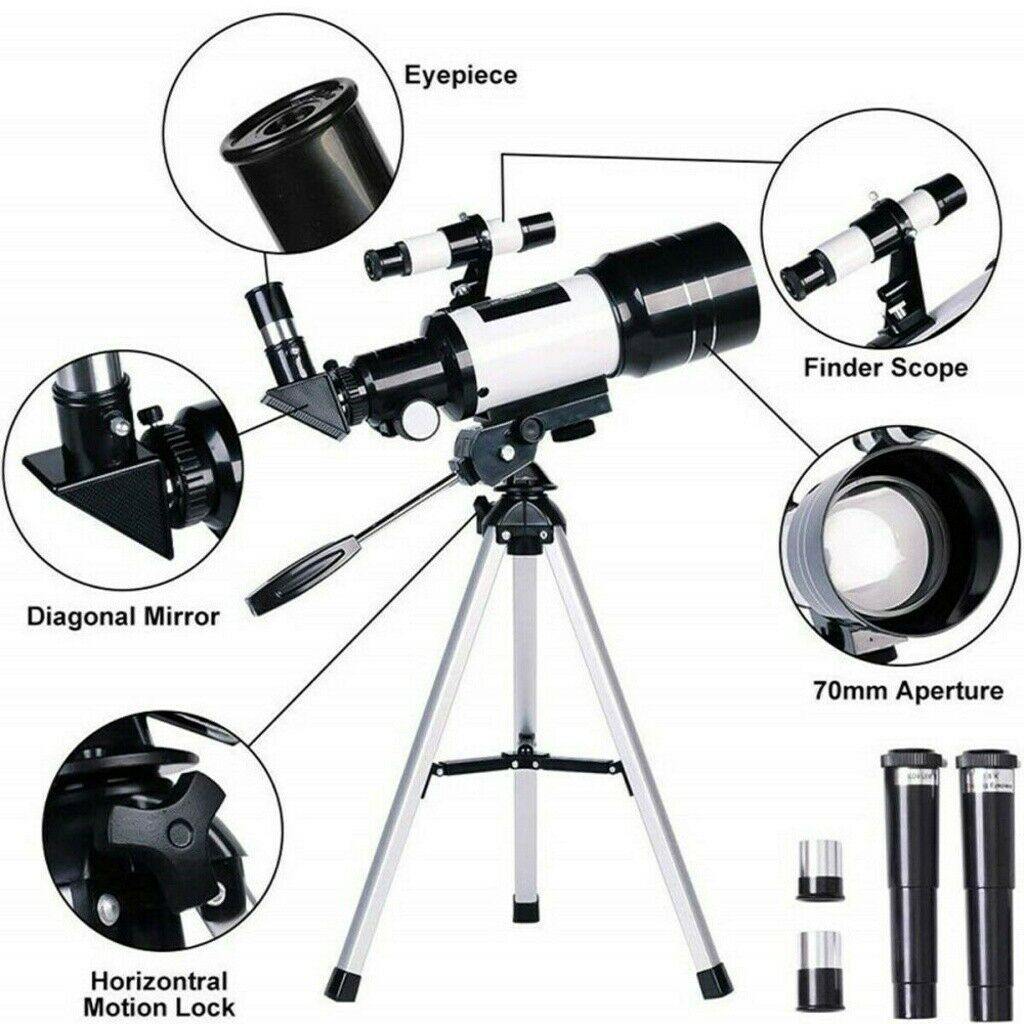 Astronomical Refracting Telescope  70mm Aperture with Phone Mount - Product detail 8