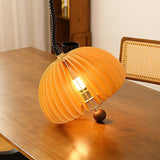 Modern Pendant Light  Orange Dome Slat Design - Product detail 6