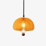 Modern Pendant Light  Orange Dome Slat Design - Product detail 10