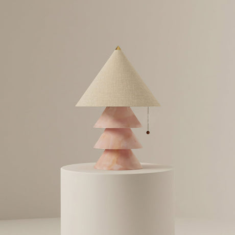 Marble Table Lamp  Tiered Pyramid Design - Product example