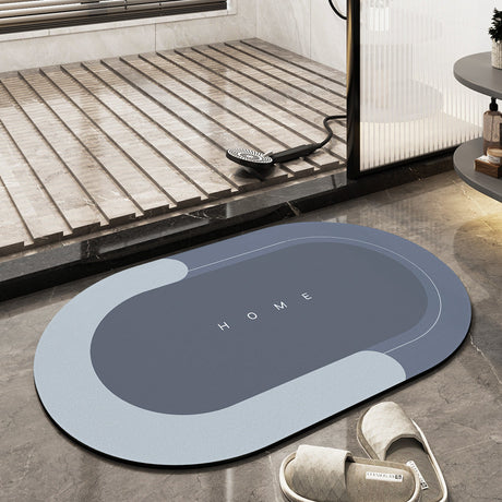Modern Bath Mat  Fast-Drying Microfiber Surface - Product showcase