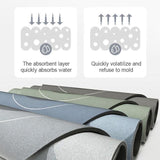 Modern Bath Mat  Fast-Drying Microfiber Surface - Product detail 4