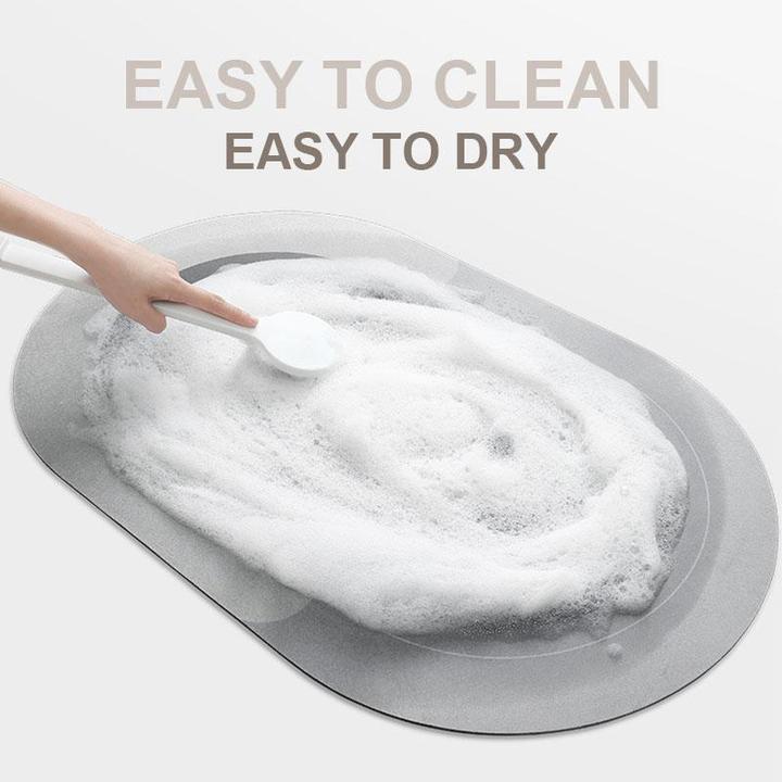 Modern Bath Mat  Fast-Drying Microfiber Surface - Product detail 6