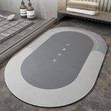 Modern Bath Mat  Fast-Drying Microfiber Surface - Product detail 9