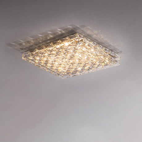 Crystal Ceiling Light  Modern Gold Rim Design - Product detail 41