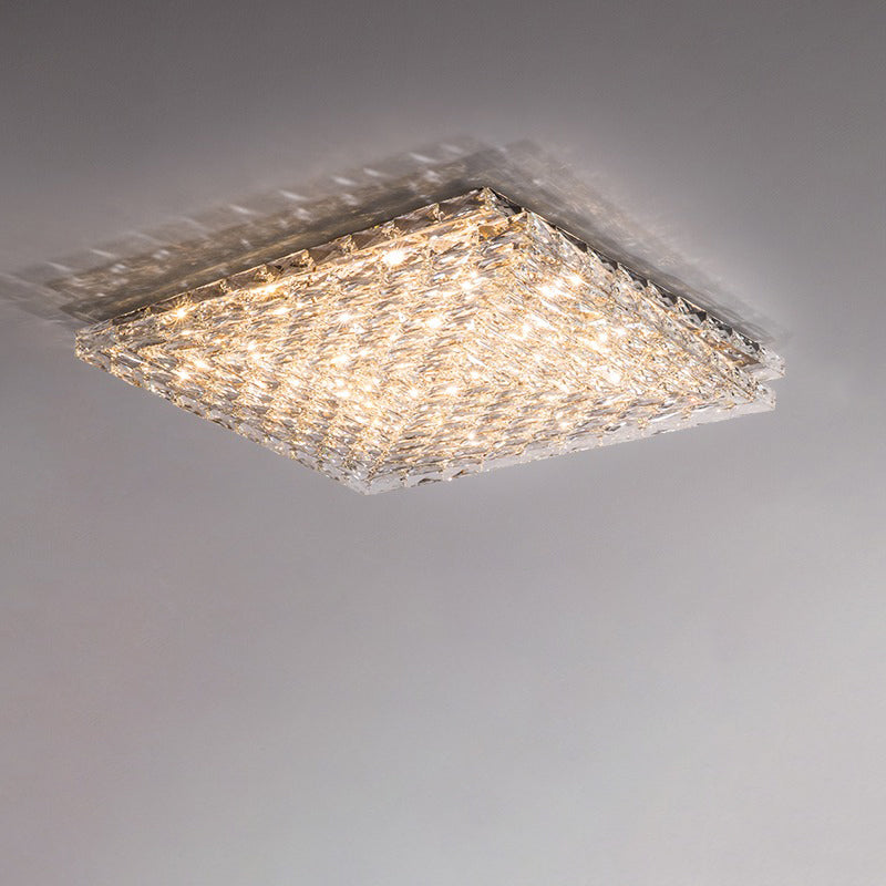 Crystal Ceiling Light  Modern Gold Rim Design - Product detail 42