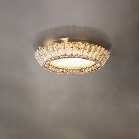 Crystal Ceiling Light  Modern Gold Rim Design - Product detail 37
