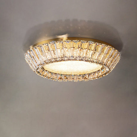 Crystal Ceiling Light  Modern Gold Rim Design - Product detail 39