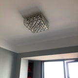 Crystal Ceiling Light  Modern Gold Rim Design - Product detail 21