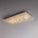 Crystal Ceiling Light  Modern Gold Rim Design - Product detail 43