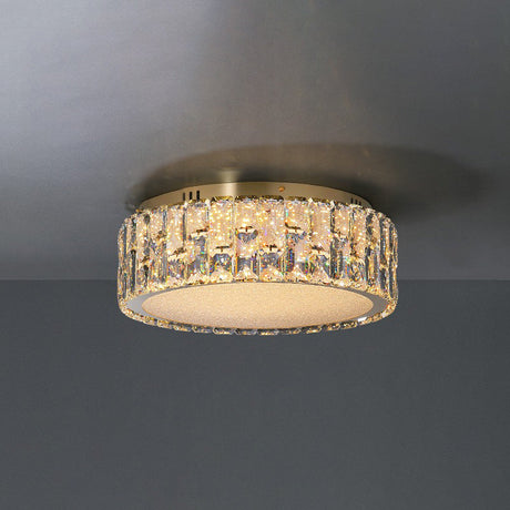 Crystal Ceiling Light  Modern Gold Rim Design - Product detail 32