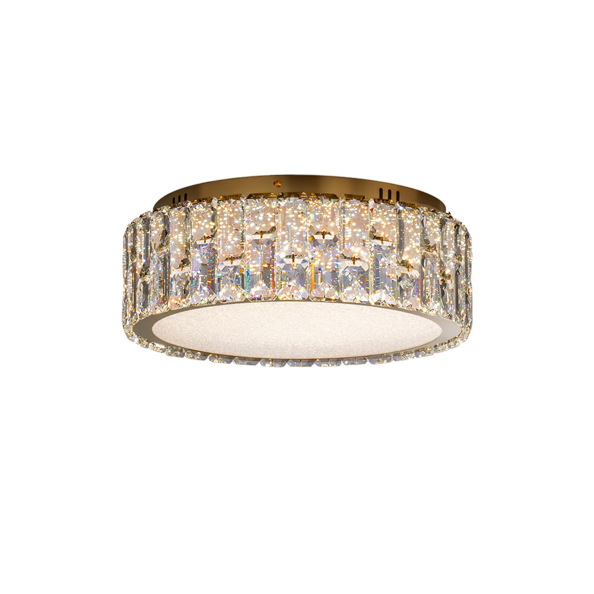Crystal Ceiling Light  Modern Gold Rim Design - Product detail 30