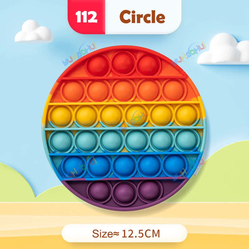 Sensory Pop Fidget Toy  Rainbow Animal Shapes Design - Product detail 13