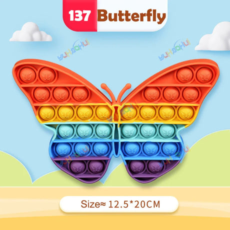 Sensory Pop Fidget Toy  Rainbow Animal Shapes Design - Product detail 21