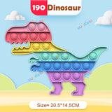 Sensory Pop Fidget Toy  Rainbow Animal Shapes Design - Product detail 30