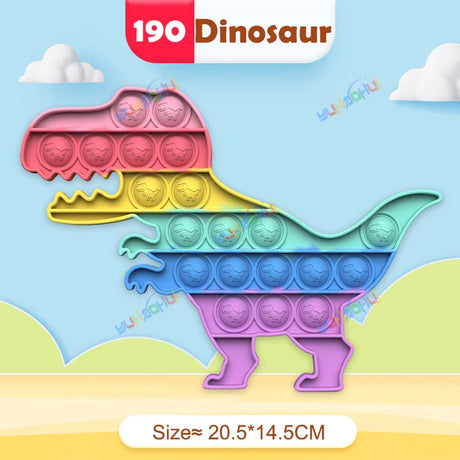 Sensory Pop Fidget Toy  Rainbow Animal Shapes Design - Product detail 30