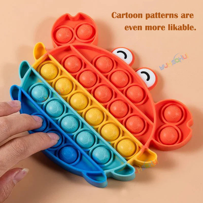 Sensory Pop Fidget Toy  Rainbow Animal Shapes Design - Product detail 5