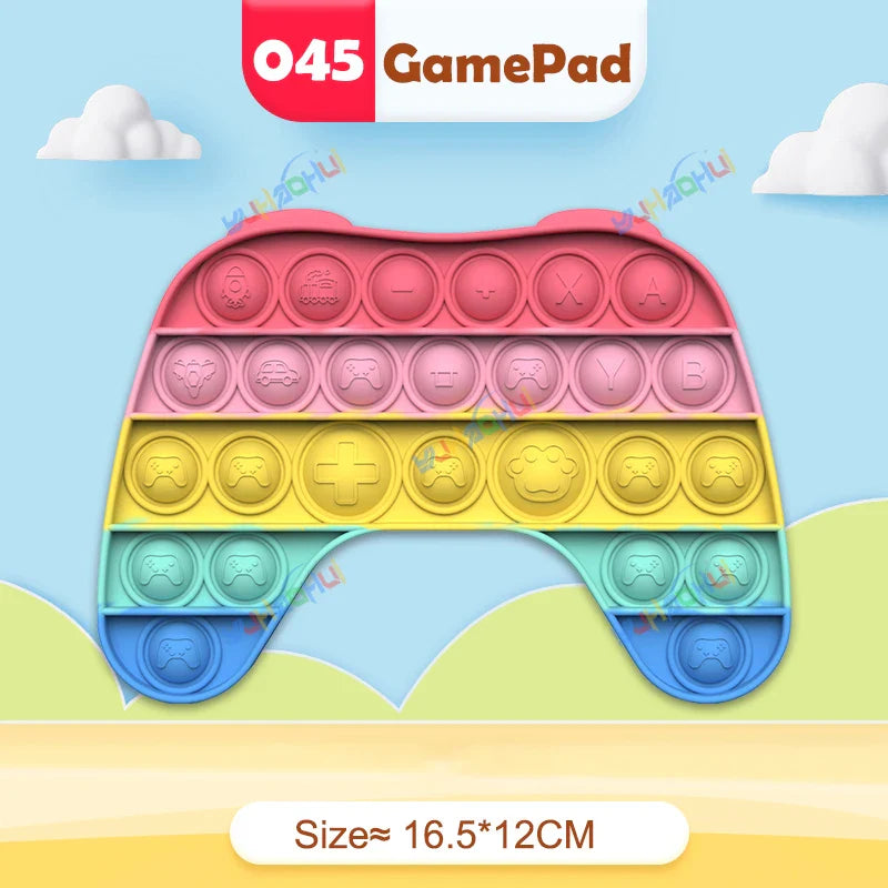 Sensory Pop Fidget Toy  Rainbow Animal Shapes Design - Product detail 34