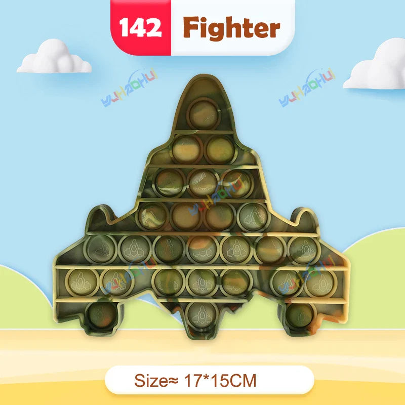 Sensory Pop Fidget Toy  Rainbow Animal Shapes Design - Product detail 32