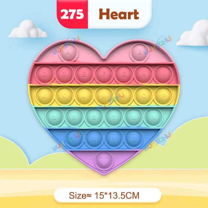 Sensory Pop Fidget Toy  Rainbow Animal Shapes Design - Product detail 28