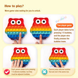 Sensory Pop Fidget Toy  Rainbow Animal Shapes Design - Product example