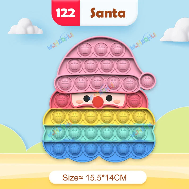 Sensory Pop Fidget Toy  Rainbow Animal Shapes Design - Product detail 31