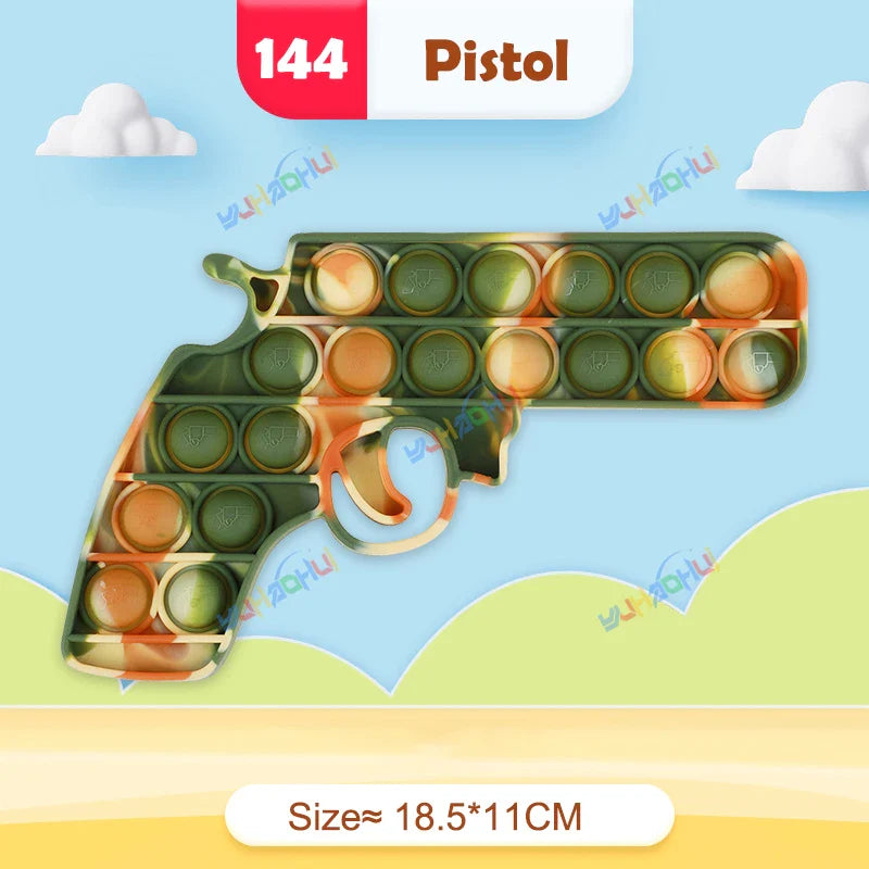 Sensory Pop Fidget Toy  Rainbow Animal Shapes Design - Product detail 24