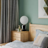 Modern Table Lamp  Metallic Base with Globe Shade - Product detail 9