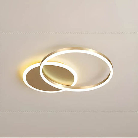 Modern Ceiling Light  Interlocking Ring LED Design - Product showcase
