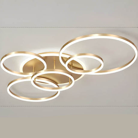 Modern Ceiling Light  Interlocking Ring LED Design - Product detail 15