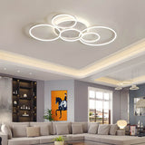 Modern Ceiling Light  Interlocking Ring LED Design - Product detail 4