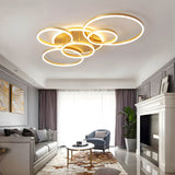 Modern Ceiling Light  Interlocking Ring LED Design - Product detail 5