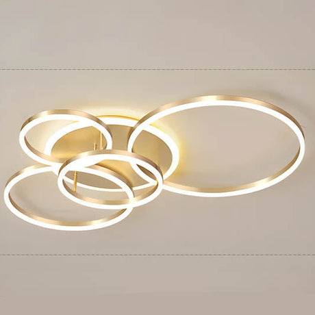 Modern Ceiling Light  Interlocking Ring LED Design - Product detail 10