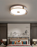 Modern Ceiling Light  Brass Frame With Acrylic Shade - Product detail 8