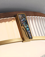 Modern Ceiling Light  Brass Frame With Acrylic Shade - Product detail 9