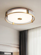 Modern Ceiling Light  Brass Frame With Acrylic Shade - Detailed view