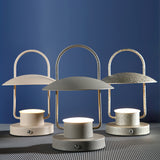 Portable LED Table Lamp  Rechargeable Metal Lantern Design - Product detail 5