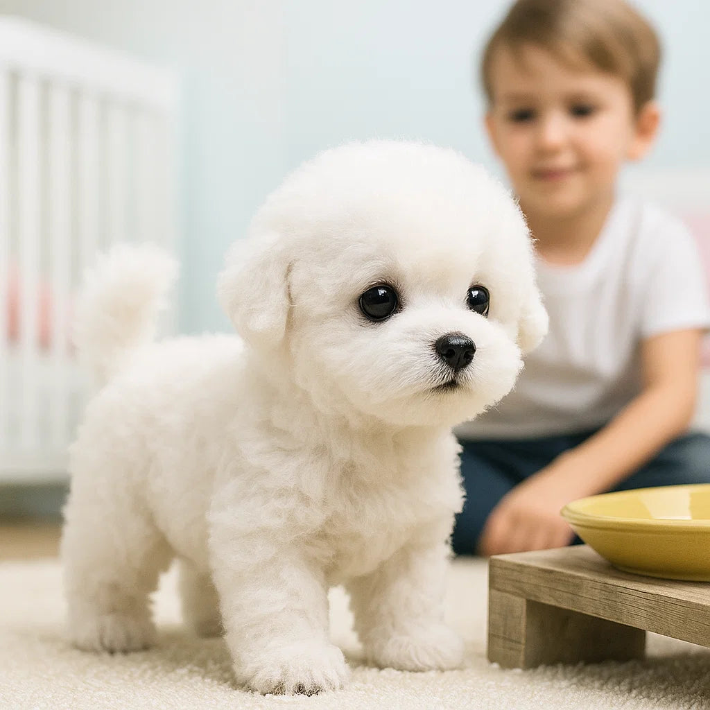 Interactive Plush Puppy  Realistic Pet Companion Toy - Product showcase