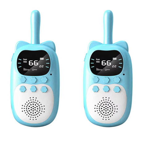 Kids Digital Walkie Talkie Set  3KM Range With LCD Display - Product showcase