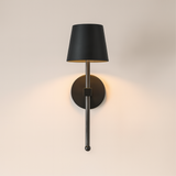 Modern Wall Sconce  Brushed Gold Metal Wireless Design - Product detail 5
