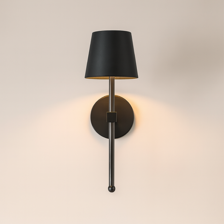 Modern Wall Sconce  Brushed Gold Metal Wireless Design - Product detail 5