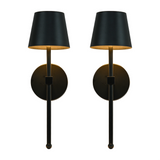 Modern Wall Sconce  Brushed Gold Metal Wireless Design - Product detail 7