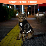 Reflective Cat Harness Set  Safety Mesh Design With Night Visibility - Detailed view