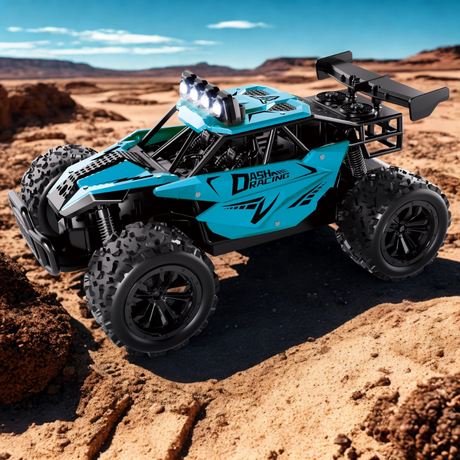 High Speed RC Car  LED Lights  Alloy Frame Design - Product showcase