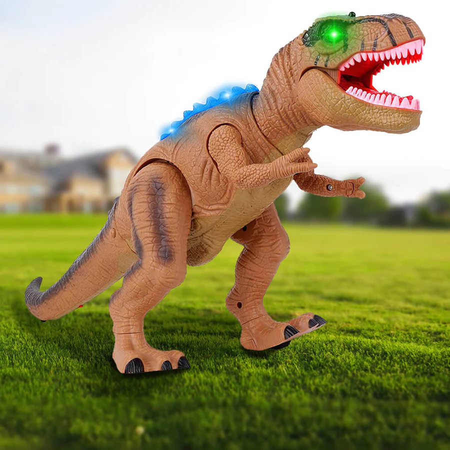 Interactive Dinosaur Toy  Remote Control Walking T-Rex With LED Effects - Detailed view