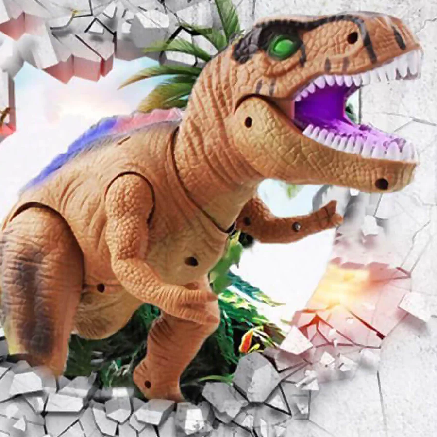 Interactive Dinosaur Toy  Remote Control Walking T-Rex With LED Effects - Product example