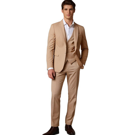 Modern Slim Fit Suit  Premium Navy Business Attire - Product detail 10