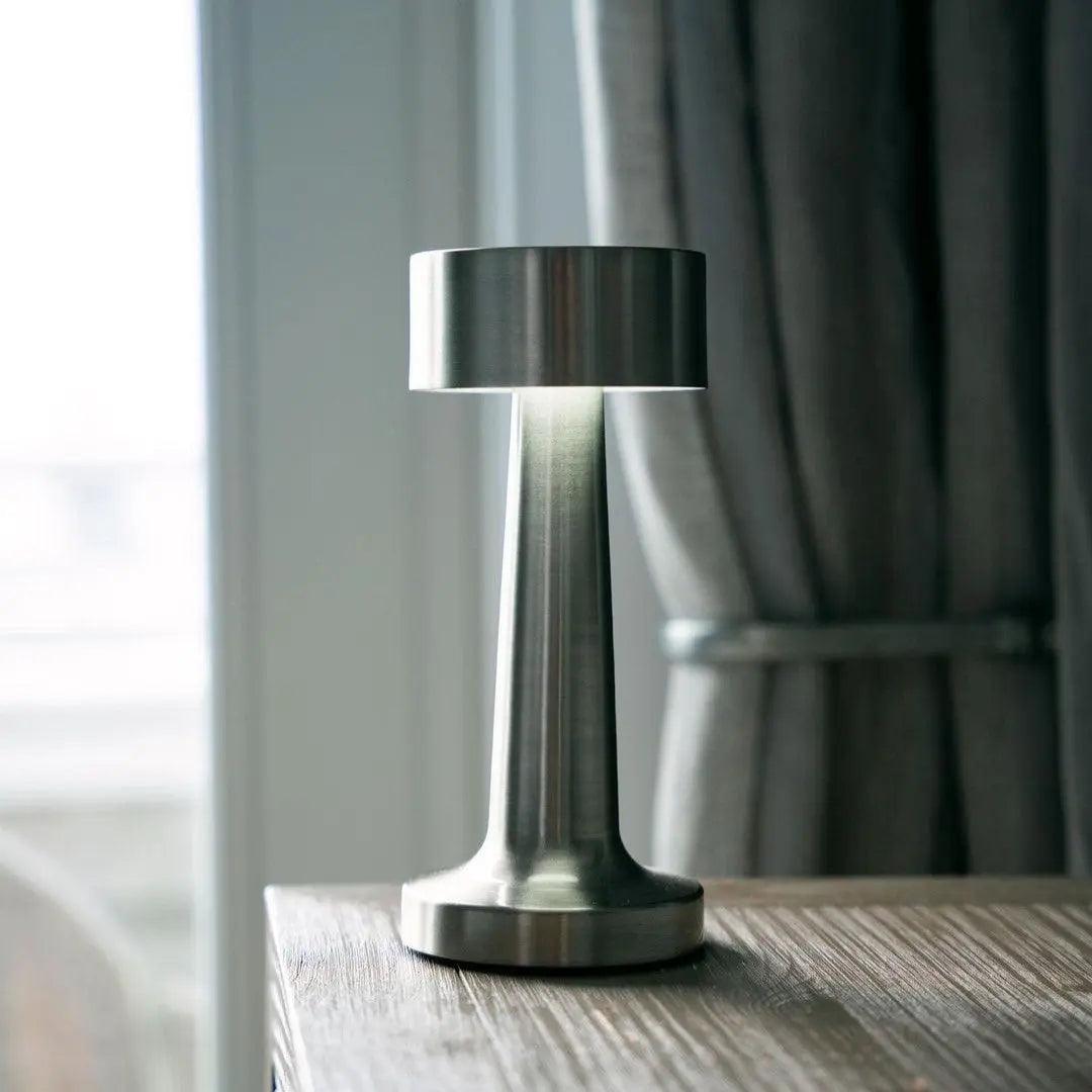 Modern Table Lamp  Brushed Gold LED Design - Product example